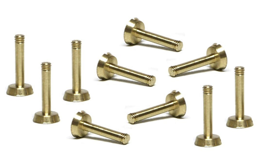 Slot It Metric Screw 2.2 x 9mm Brass Large Head (10) 1:32 SICH125