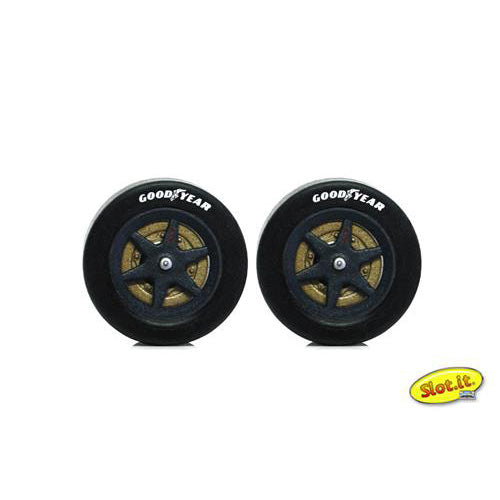 SLOT.IT Wheel Inserts C9 Type For PA17/24 (4) SIPA30