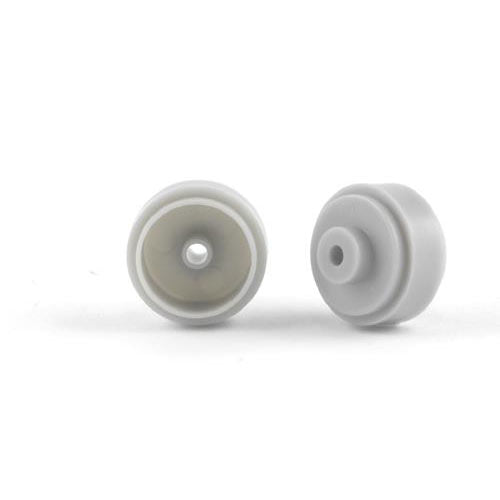 SLOT.IT Plastic 15.8x8.2x1.5mm Wheels Grey 0.6g (4) SIW15808225P