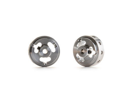 Slot It Magnesium 16.5x82.x1.5mm Hollow Wheels M2 Grub 0.75g (2) 16508215MA 1:32