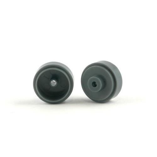 SLOT.IT Plastic 16.5x8.2x2.5mm Wheels Dark Grey 0.76g (4) SIW16508225P