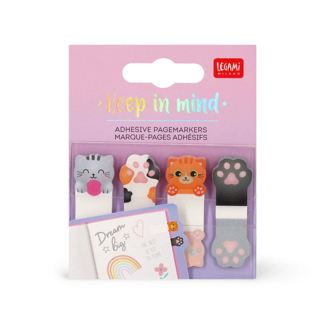 Legami Keep In Mind: Kitty Adhesive Pagemarkers