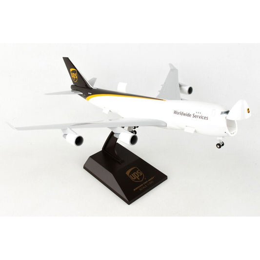 Sky Marks UPS Boeing 747-400F w/Gear & Opening Doors 1:200 Model Plane SKR1113