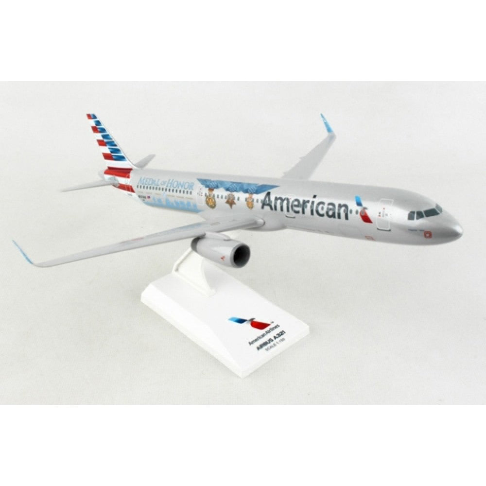Sky Marks SKR1114 American A321 Medal of Honor Livery 1:150 Model Plane