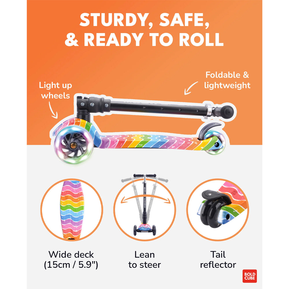 BOLDCUBE Big 3 Wheel Scooter: Astro Dream Age 5-10