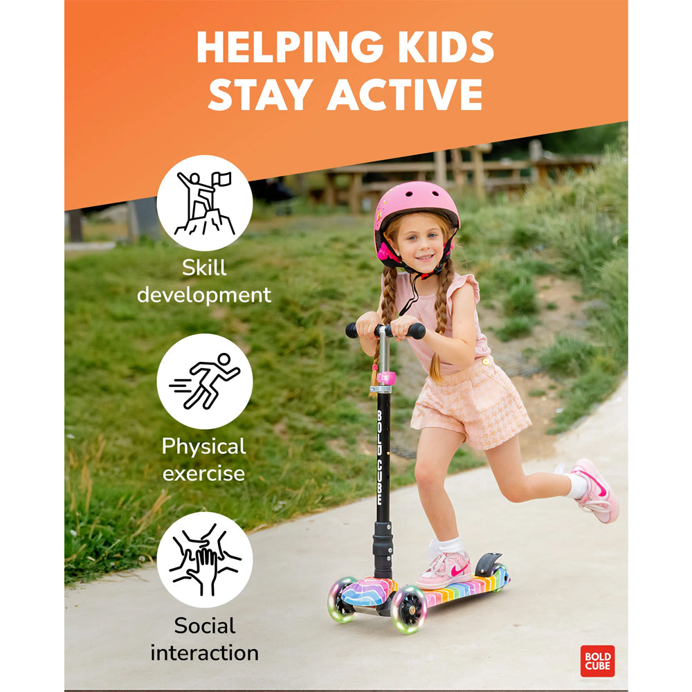 BOLDCUBE Big 3 Wheel Scooter: Astro Dream Age 5-10