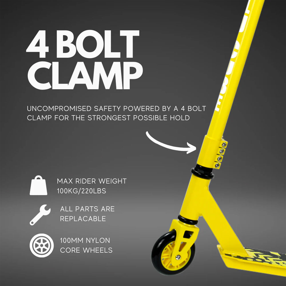 BOLDCUBE Stunt Scooter: Black Age 7+