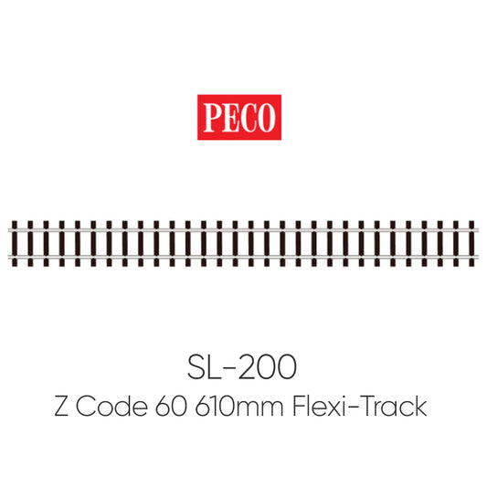 PECO SL-200 Z Gauge Wooden Sleeper 610mm Flexi-Track
