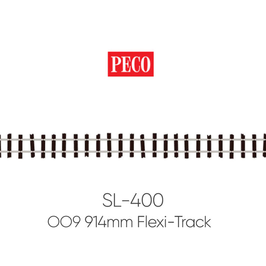 PECO SL-400 OO9 Gauge Irregular Sleeper 914mm Yard Length Streamline Flexi-Track