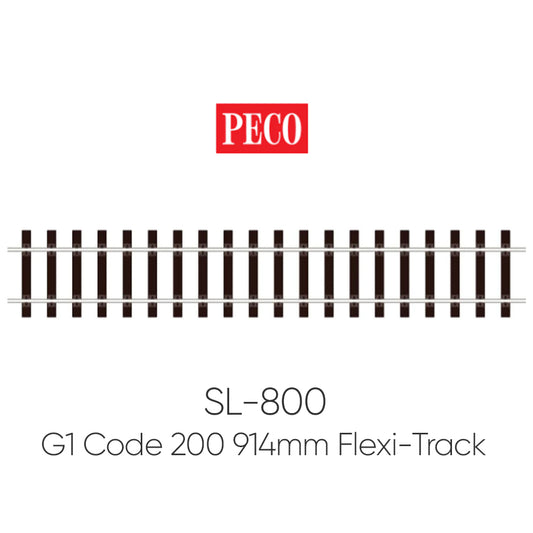 PECO SL-800 G1 Gauge Wooden Sleeper 914mm Yard Length Flexi-Track