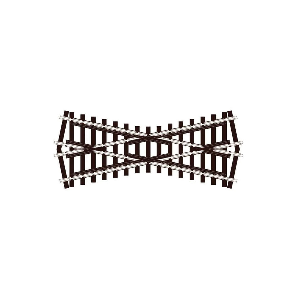 PECO SL-93 Short Crossing (24 Deg.) Streamline OO/HO Track