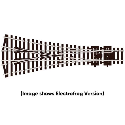 PECO SL-99 3-Way Turnout Medium Radius Streamline OO/HO Track