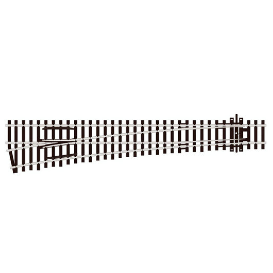 PECO SL-E89 Turnout Large Radius L/H Electrofrog Streamline OO/HO Track