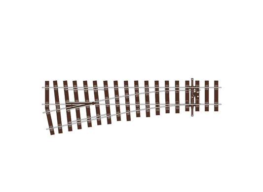 PECO SL-U1192 Turnout BH C75 Sm Rad RH UNI OO Gauge