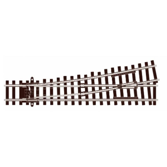 PECO SL-U1292 Streamline Code 55 Small Radius L/H Turnout TT:120 Gauge