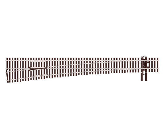 PECO SL-U7082 Turnout C70 #8 LH UNI HO Gauge