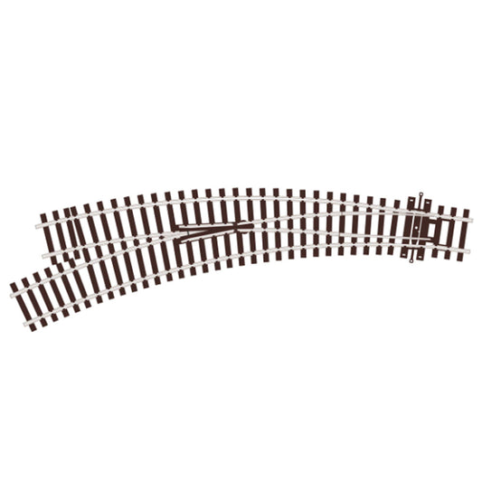 PECO SL-U77 Curved Turnout Small Radius Left Hand 168mm Streamline OO/HO Track
