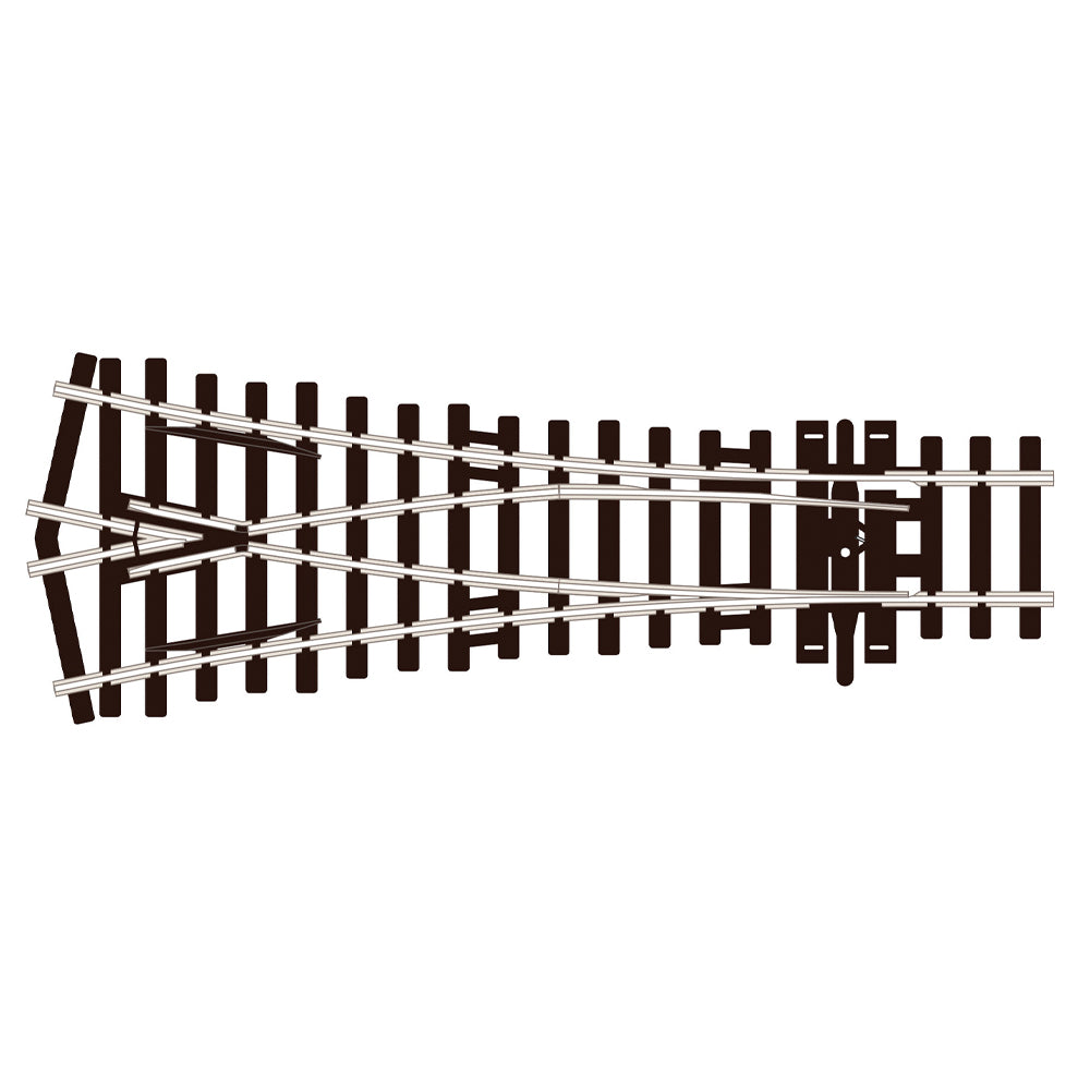 PECO SL-U97 Streamline Small Radius Y Turnout Track Unifrog Code 100 OO Gauge