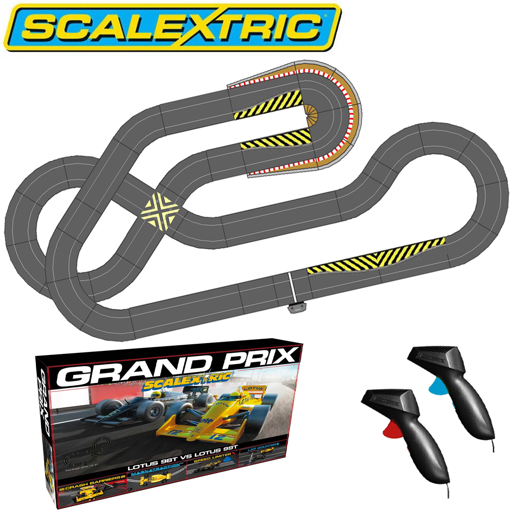 SCALEXTRIC Bundle SL1 2023 C1432 Grand Prix Lotus 98T 99T Race Set