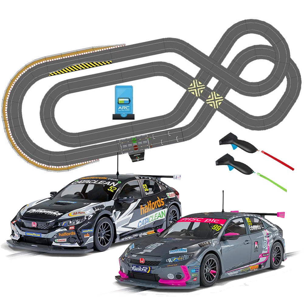 SCALEXTRIC ARC AIR SL10 JadlamRacing Layout BTCC Wireless Throttles