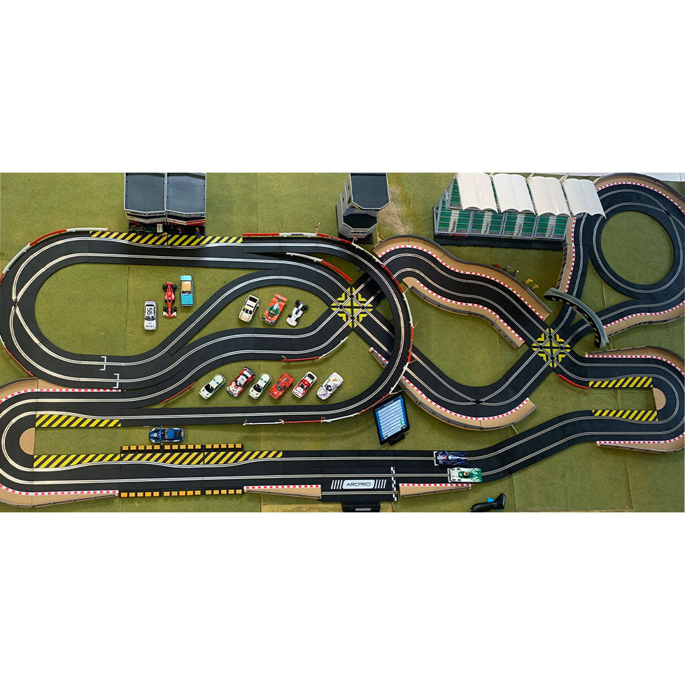 SCALEXTRIC ARC Pro Digital Bundle SL12 Time Trial 2 Car JadlamRacing Set