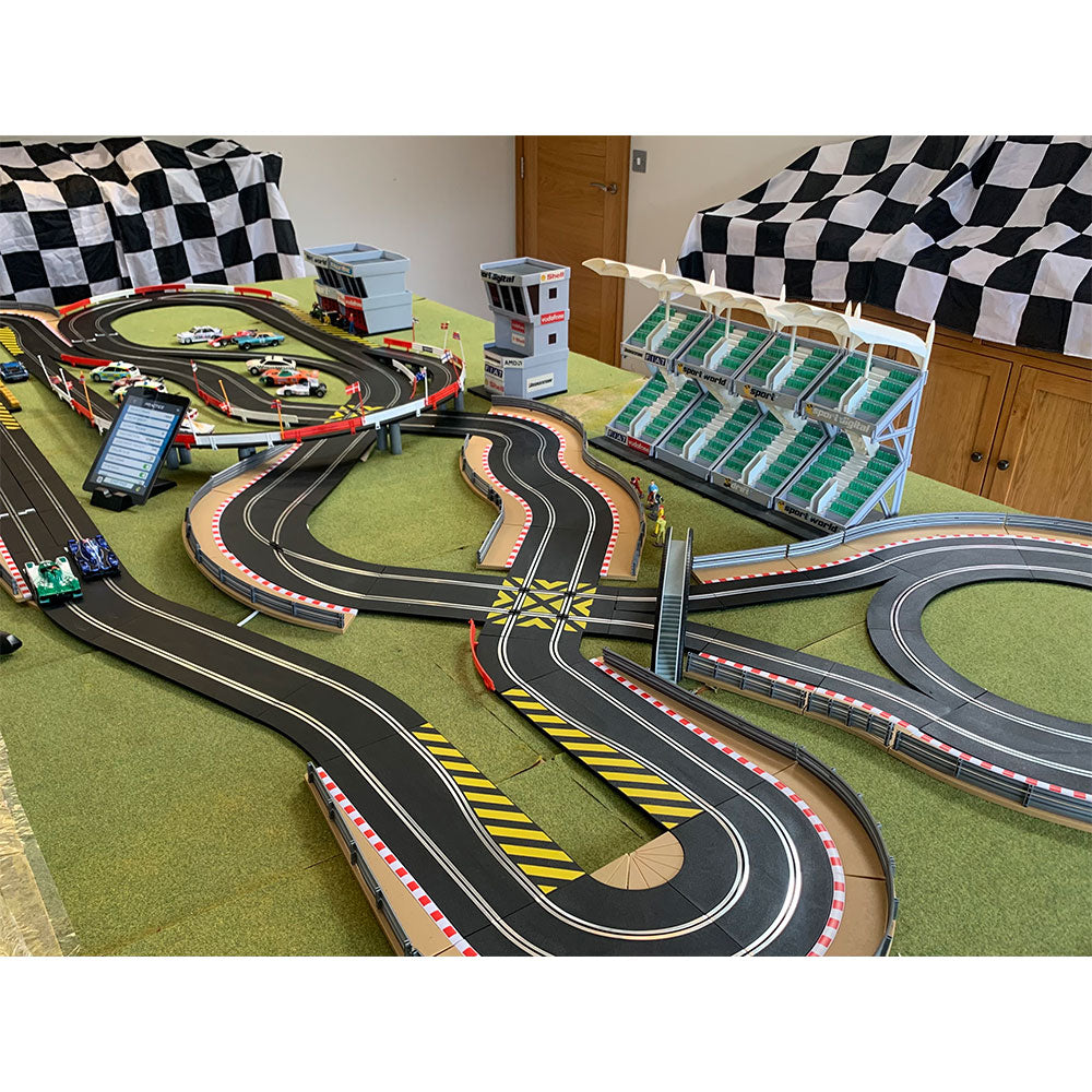SCALEXTRIC ARC Pro Digital Bundle SL12 Time Trial 2 Car JadlamRacing Set