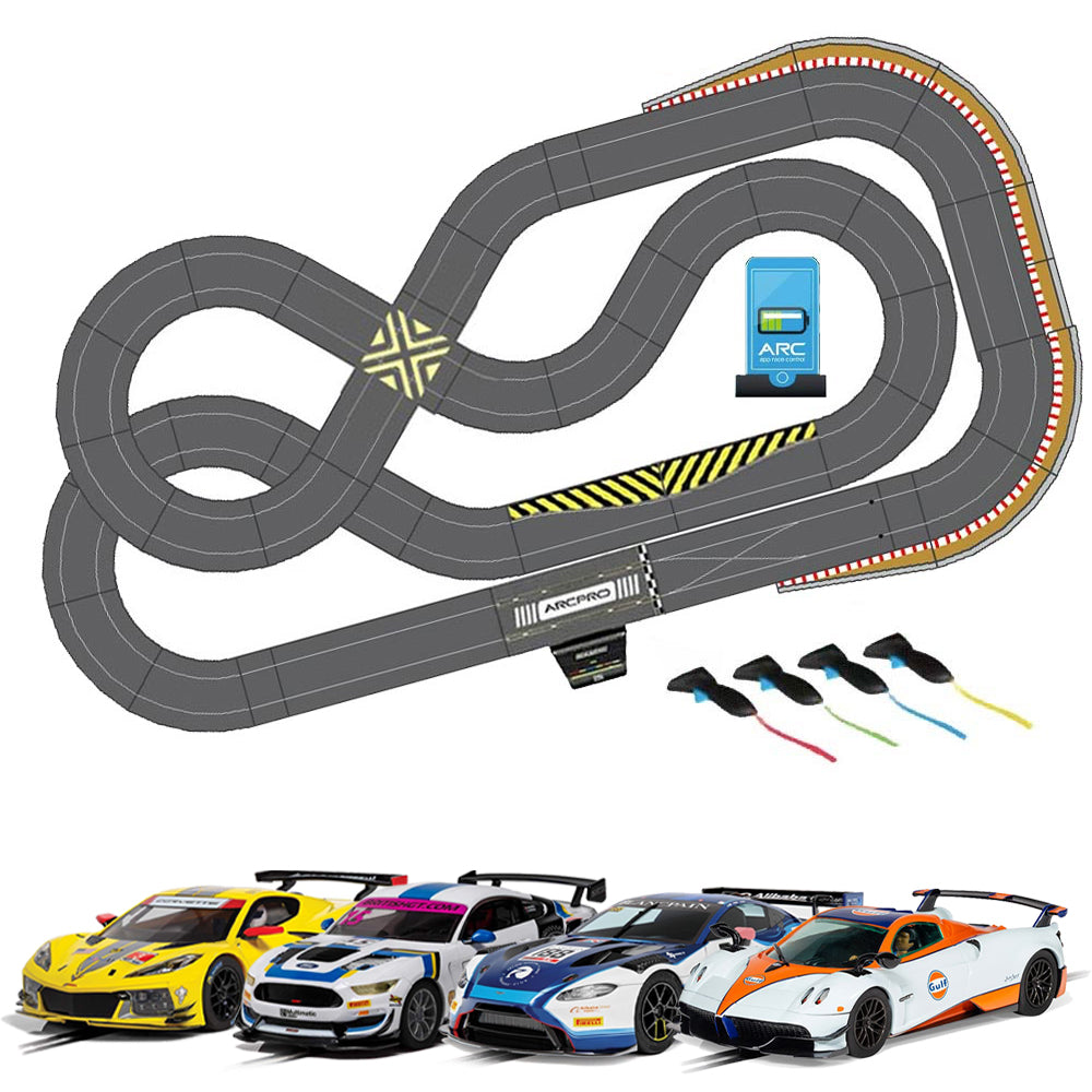 Scalextric Digital Bundle SL5 2024 ARC PRO 4 GT Cars Jadlamracing Layout