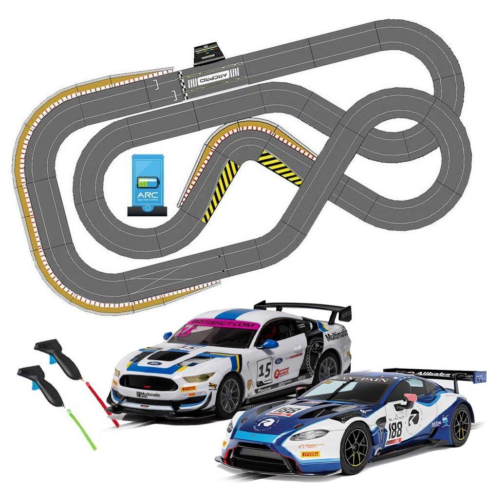 SCALEXTRIC Digital Bundle SL6 2024 - 2 Cars ARC PRO JadlamRacing Layout