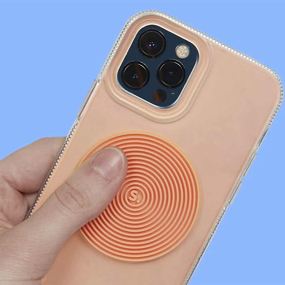 Speks Slabs - Groove Orange - Silicone Sensory Sticker
