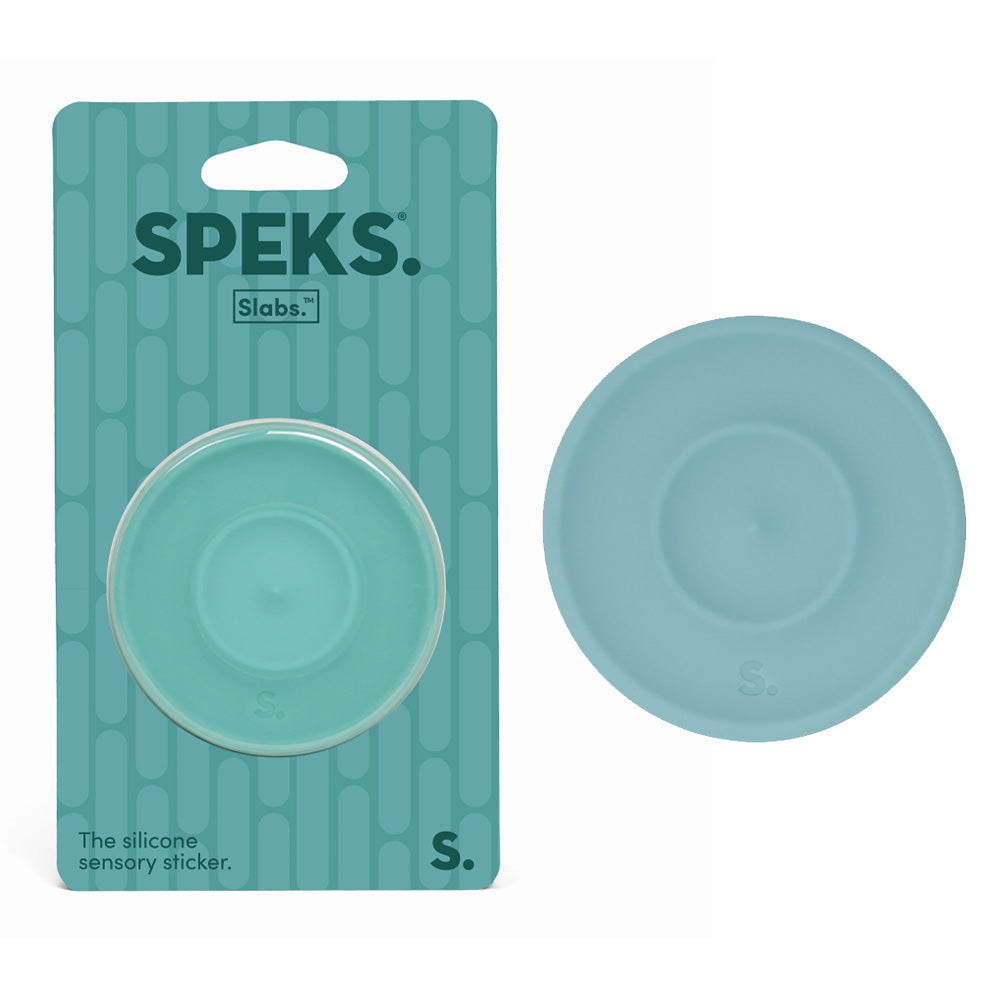 Speks Slabs - Path Green - Silicone Sensory Sticker