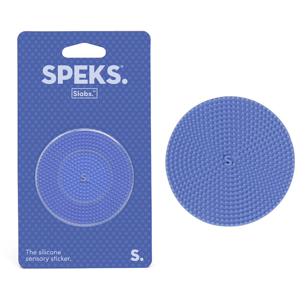 Speks Slabs - Static Blue - Silicone Sensory Sticker