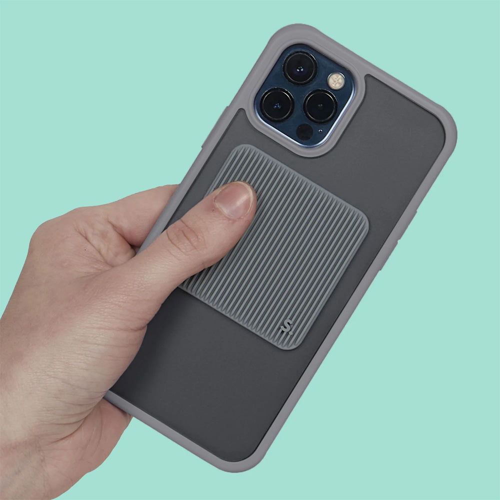 Speks Slabs - Groove Grey - Silicone Sensory Sticker