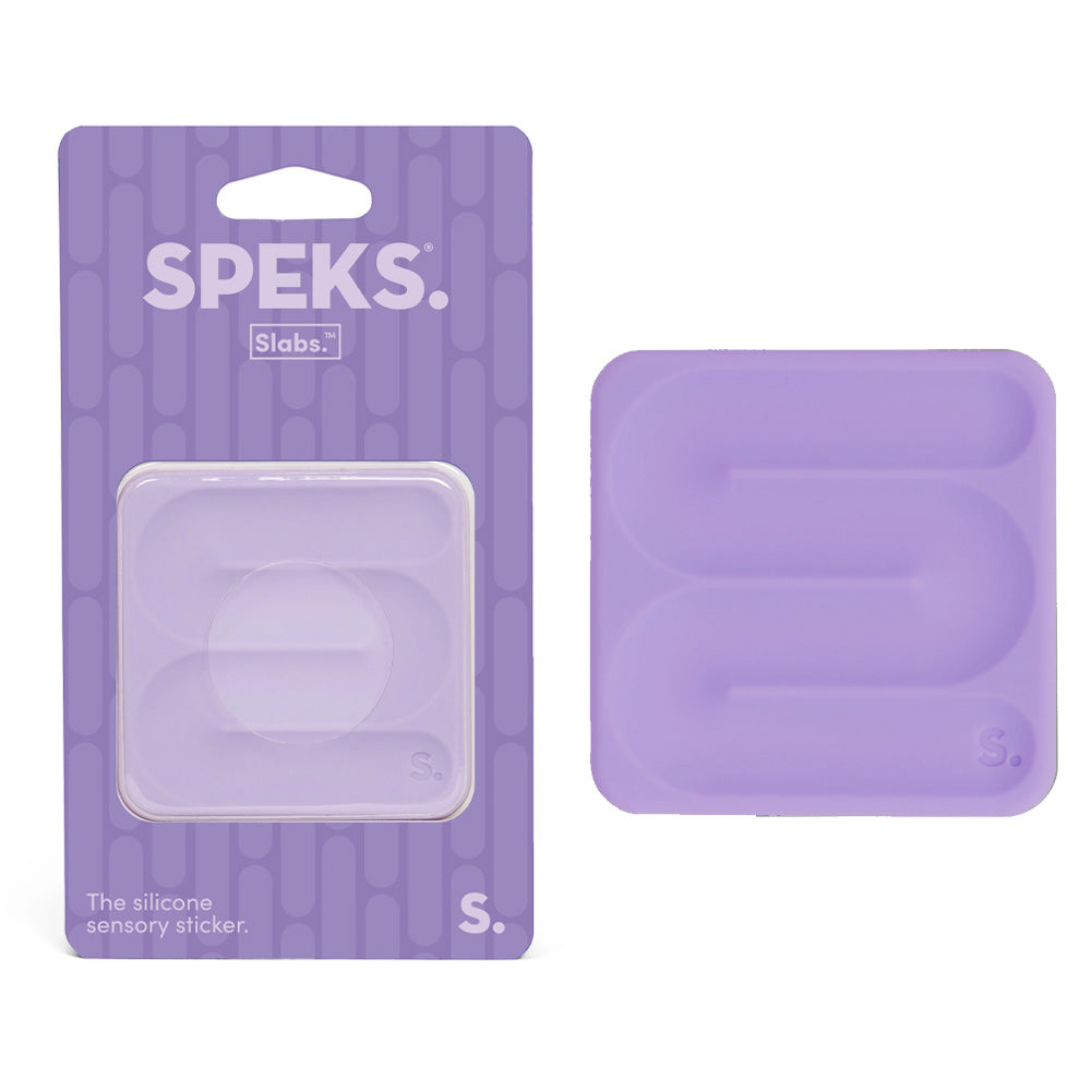 Speks Slabs - Path Purple - Silicone Sensory Sticker