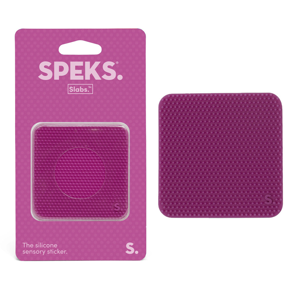 Speks Slabs - Static Purple - Silicone Sensory Sticker