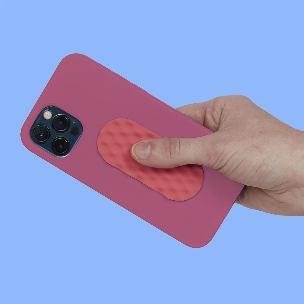 Speks Slabs - Mesh Pink - Silicone Sensory Sticker
