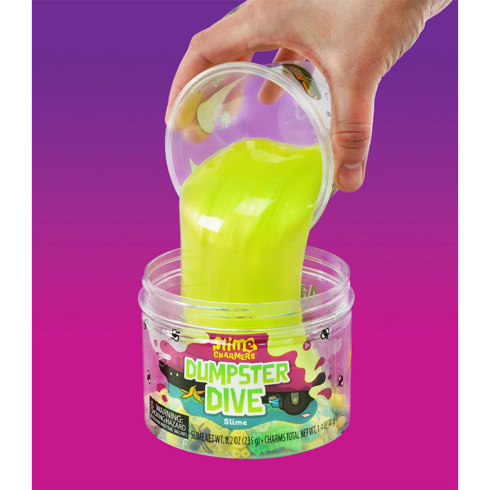 Crazy Aaron's Slime Charmers: Dumpster Drive w/Themed Charms