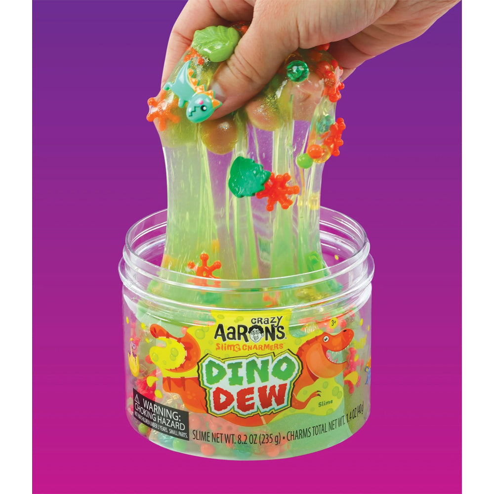 Crazy Aaron's Slime Charmers: Dino Dew w/Themed Charms