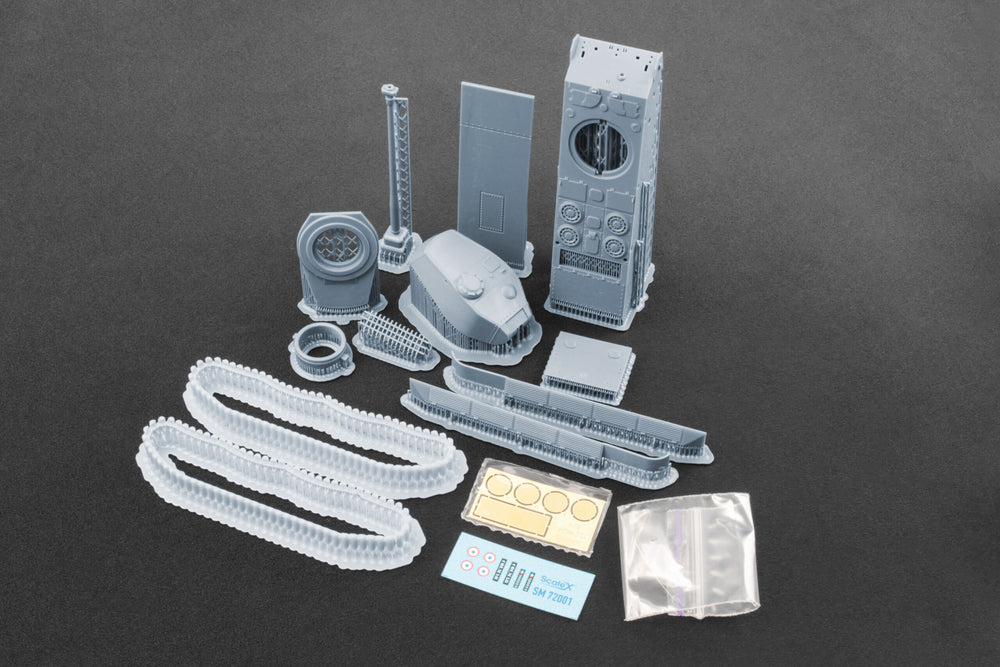 ScaleX FCM 50t French Heavy Tank 1:72 3D Printed Model Kit SM-72001