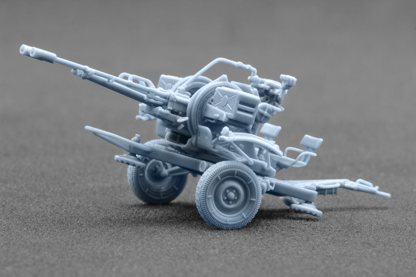 ScaleX ZU-23-2 With Armored Shields 1:72 3D Printed Model Kit SM-72201