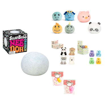 NeeDoh Snow Ball Crunch Cute Critters Bundle