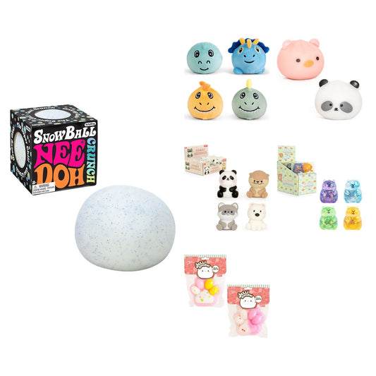 NeeDoh Snow Ball Crunch Cute Critters Bundle