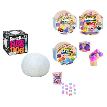 NeeDoh Snow Ball Crunch Mystery Mix Bundle