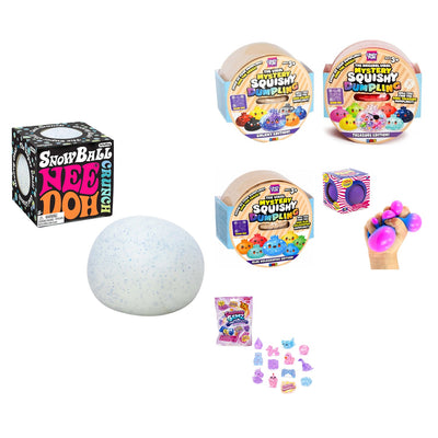 NeeDoh Snow Ball Crunch Mystery Mix Bundle