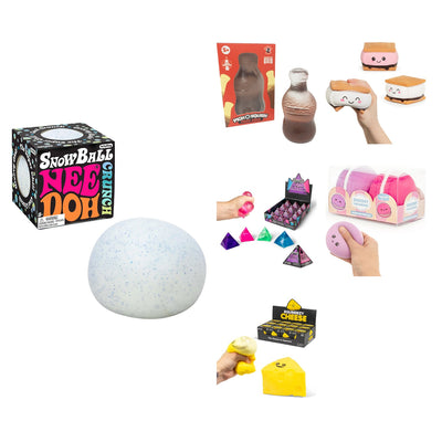 NeeDoh Snow Ball Crunch Sweet Treats Bundle