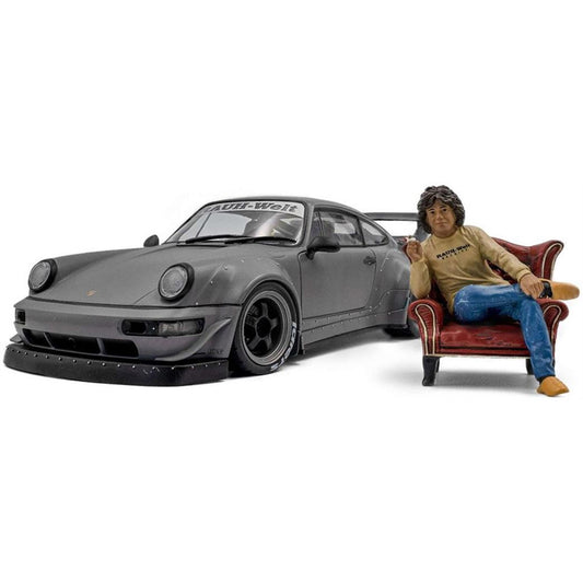 Solido RWB Body Kit Nardo Grey 2024 1:18 Diecast Car 1807517