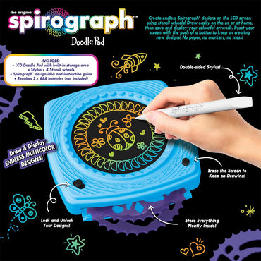 The Original Spirograph Doodle Pad Craft Toy Age 6+