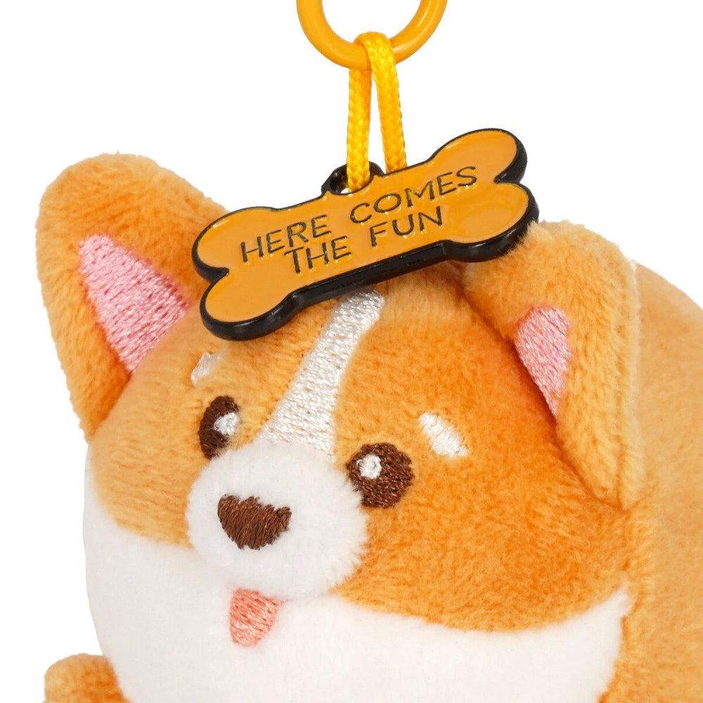 Legami Super Soft! Tiny - Corgi - Plush Soft Toy Keyring
