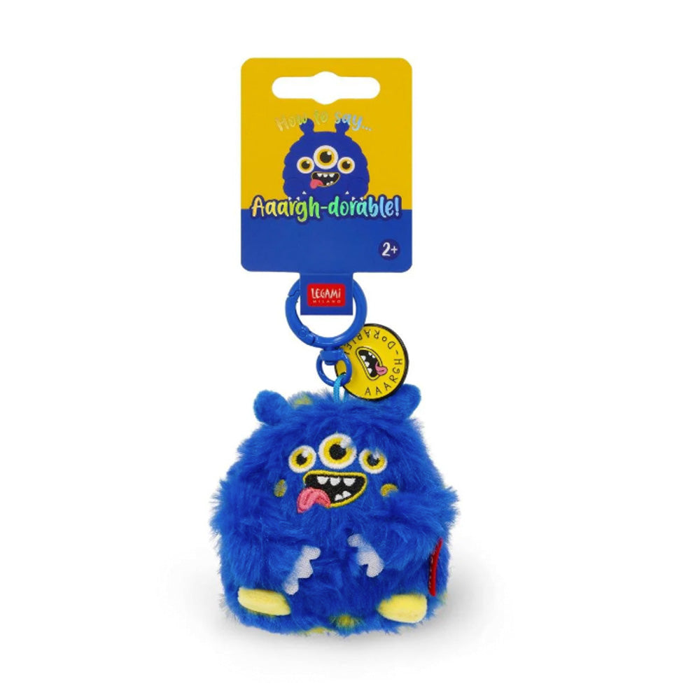 Legami Monster Plush Key Ring: How to say… Aaargh-dorable! SPK0015