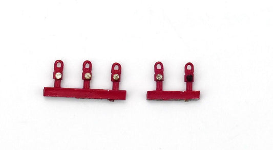 Springside N2 GWR Red Head and Tail Lamps (5) N Gauge