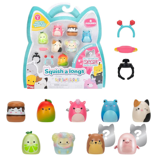 Squishmallows: Squish-a-longs - Figure 8-Pack (Style 2) - Series 1